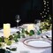 32 ft Green LED Eucalyptus Leaves Garland Battery Operated Wedding Fairy Lights